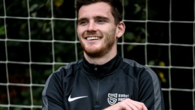 Andy Robertson gives backing to homeless football charity