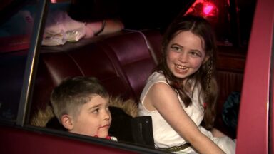 Families enjoy spooktacular night at movie drive-in