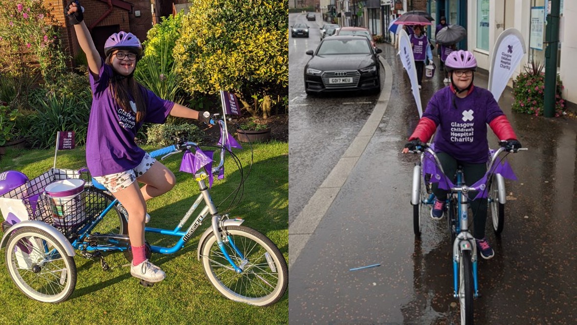 Teen’s charity cycle to thank hospital that saved her life
