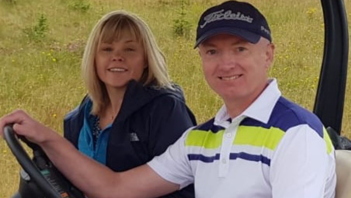 Couple killed in car which caught fire on M8 named