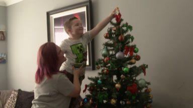 Christmas comes early for family spreading festive cheer