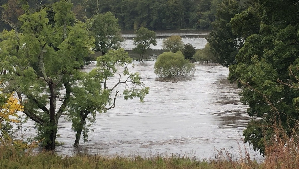 Flooding: Heavy rain overnight.