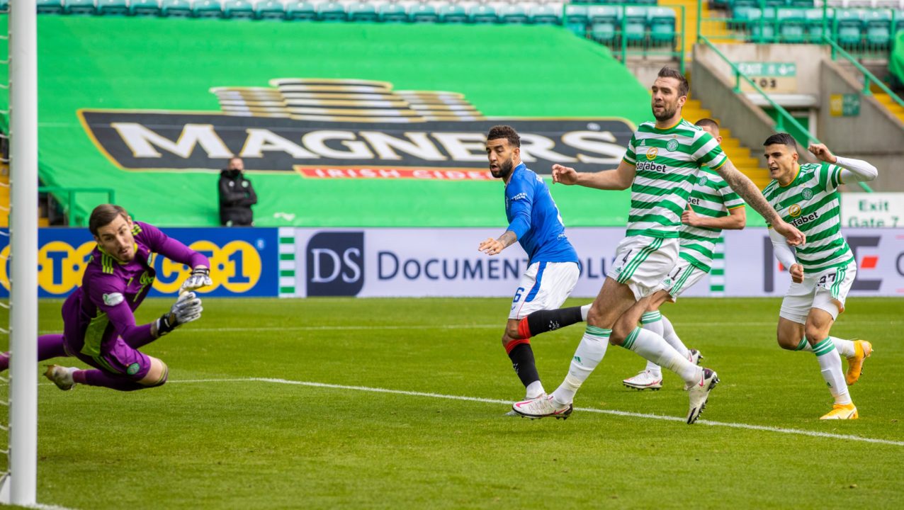 Connor Goldson scores twice as Rangers beat Celtic 2-0