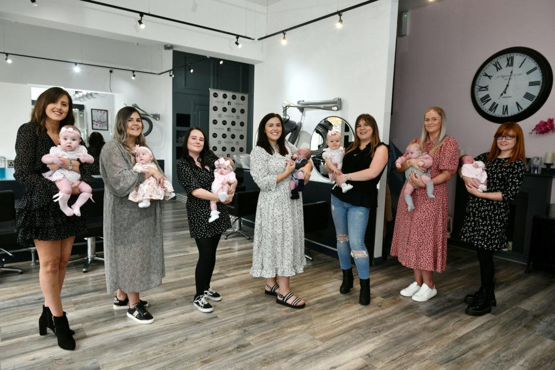 Baby boom at hair salon as seven babies born in nine months