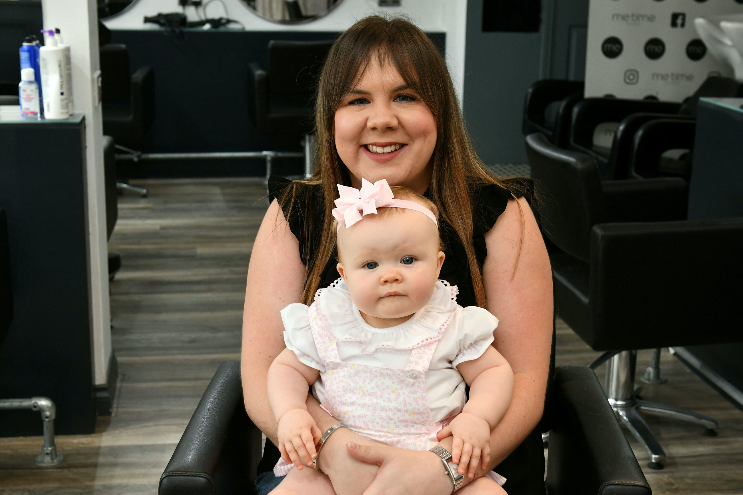 Baby boom: Lisa Henderson with daughter Mila McDowall.