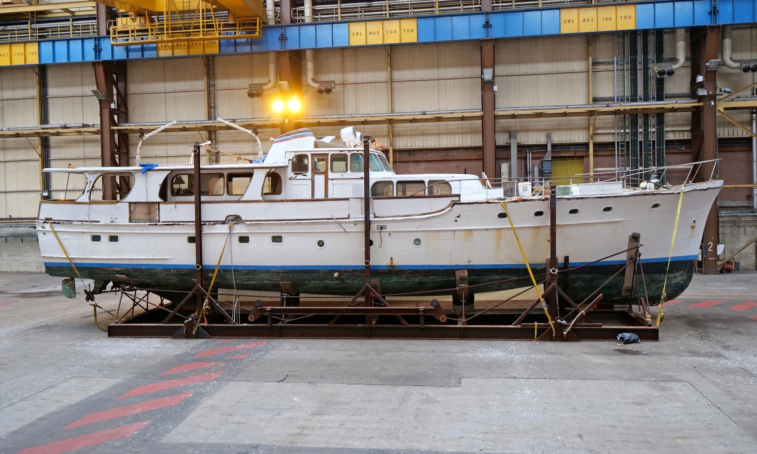 Vessel: The superyacht is a 25-metre gentleman's motor yacht.