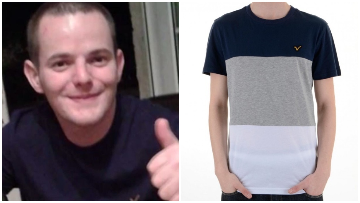 Allan Bryant missing since November 2013 and shirt he was wearing when he disappeared.