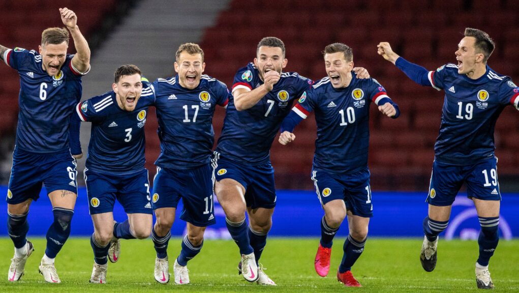 Who are the teams standing between Scotland and World Cup