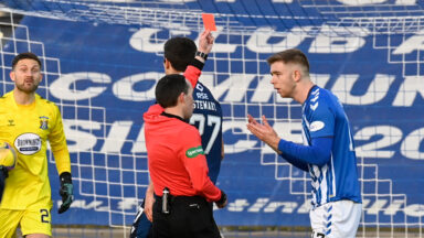 Kilmarnock fail to overturn Findlay red card on appeal
