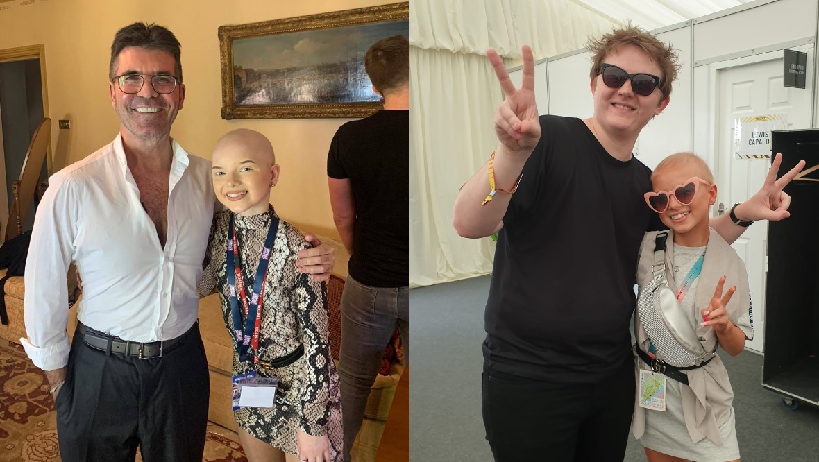Lily has met stars such as Simon Cowell and Lewis Capaldi.