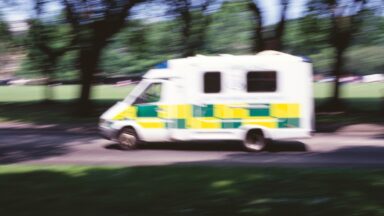 Pensioner dies in hospital after being struck by van