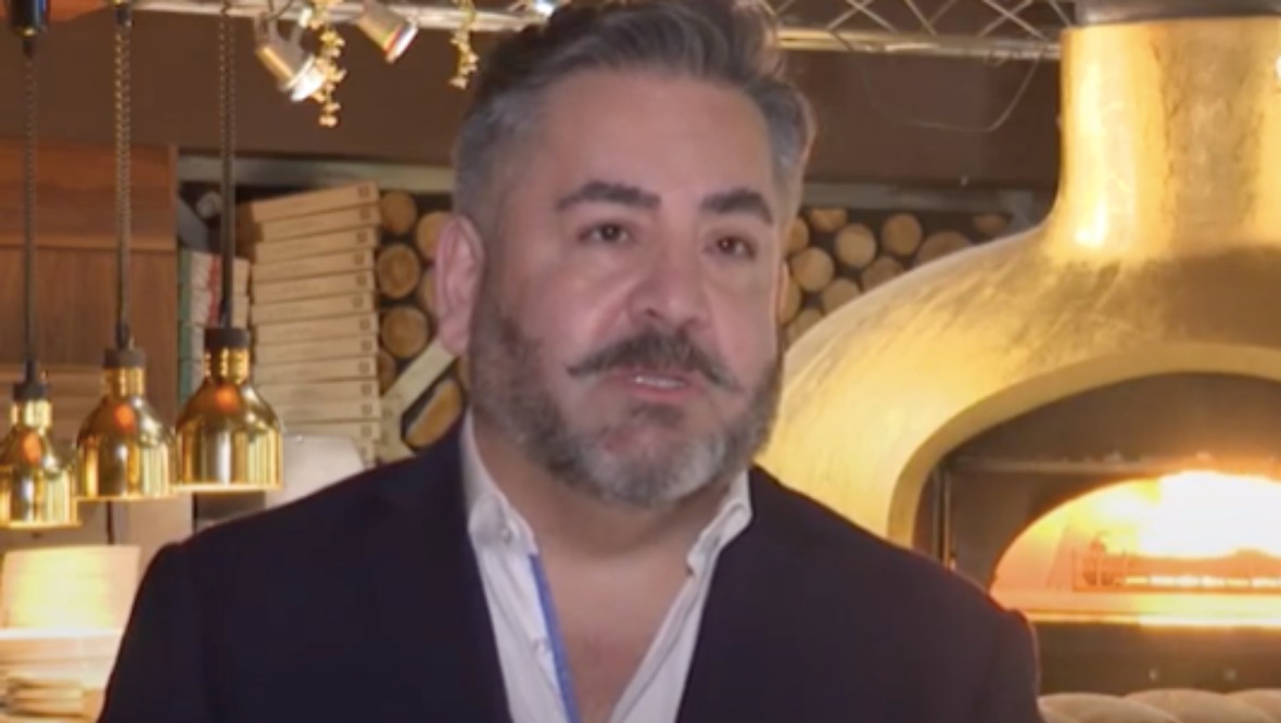 Restaurant owner Domenico Crolla is concerned about his business. 
