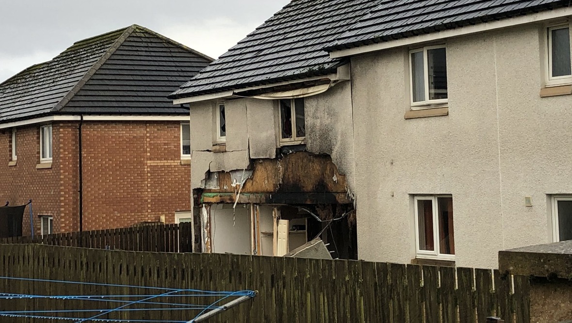Man taken to hospital after explosion rips through house