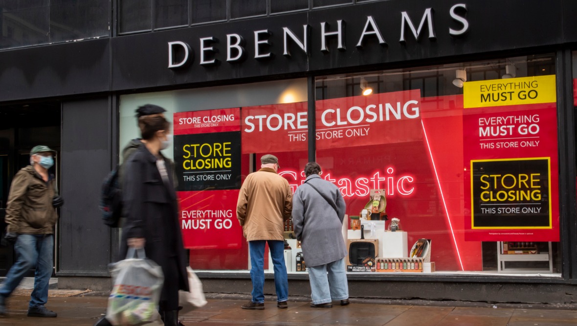 Frasers Group in talks to save Debenhams’ UK operations