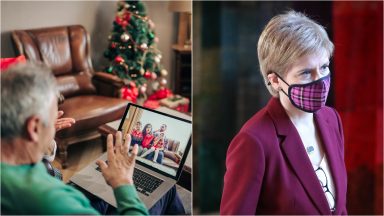 Sturgeon: Scots should stay in own homes over Christmas