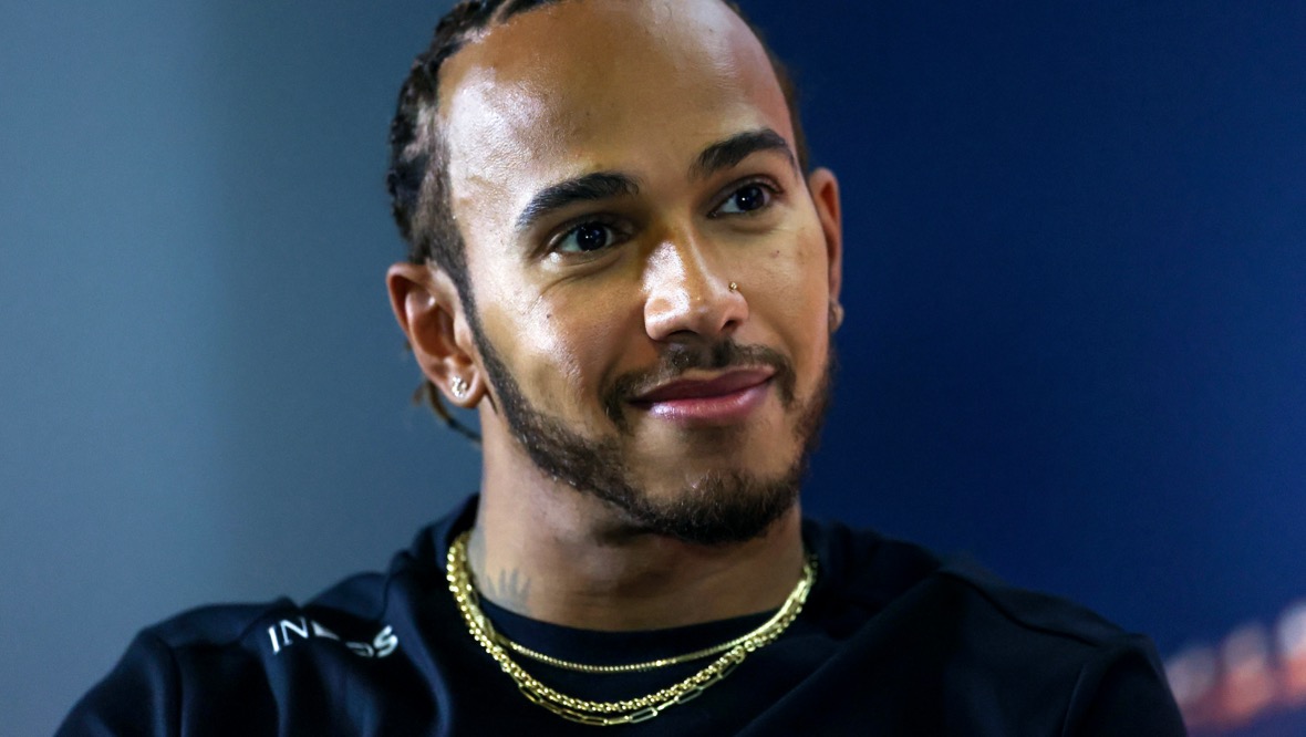 Champ: Lewis Hamilton received a knighthood.