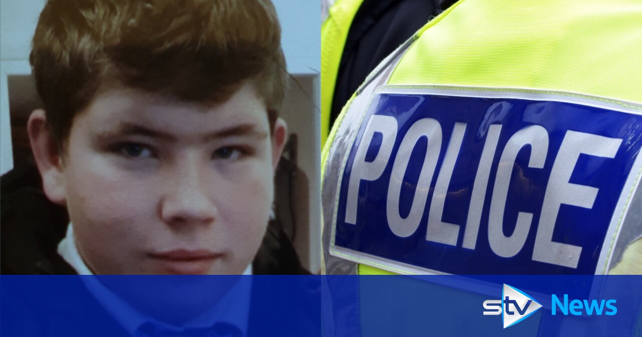 Police Launch Search For Schoolboy Missing Overnight Stv News