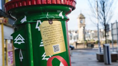 Postboxes bring festive cheer – and a message from Santa