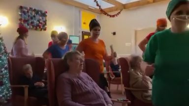 Care home staff stage panto for residents? Oh yes they did!
