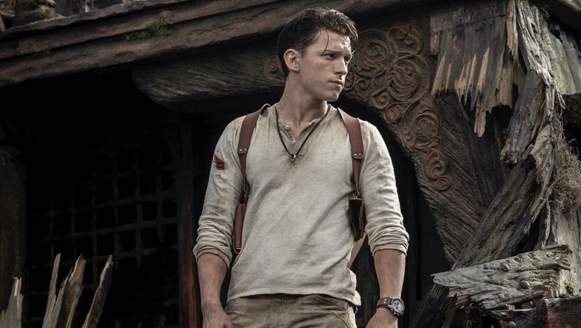 Uncharted: Tom Holland as Nathan Drake in the adaptation of the video game.
