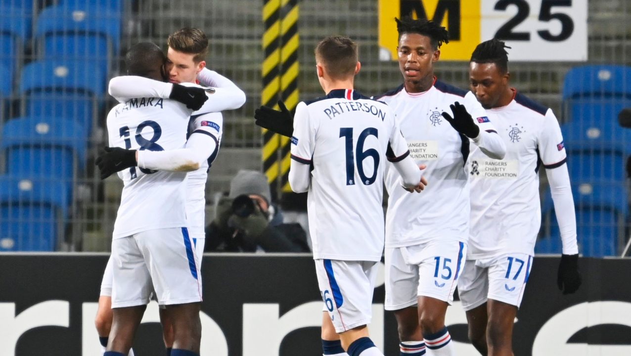 Rangers win Europa League group after beating Lech Poznan
