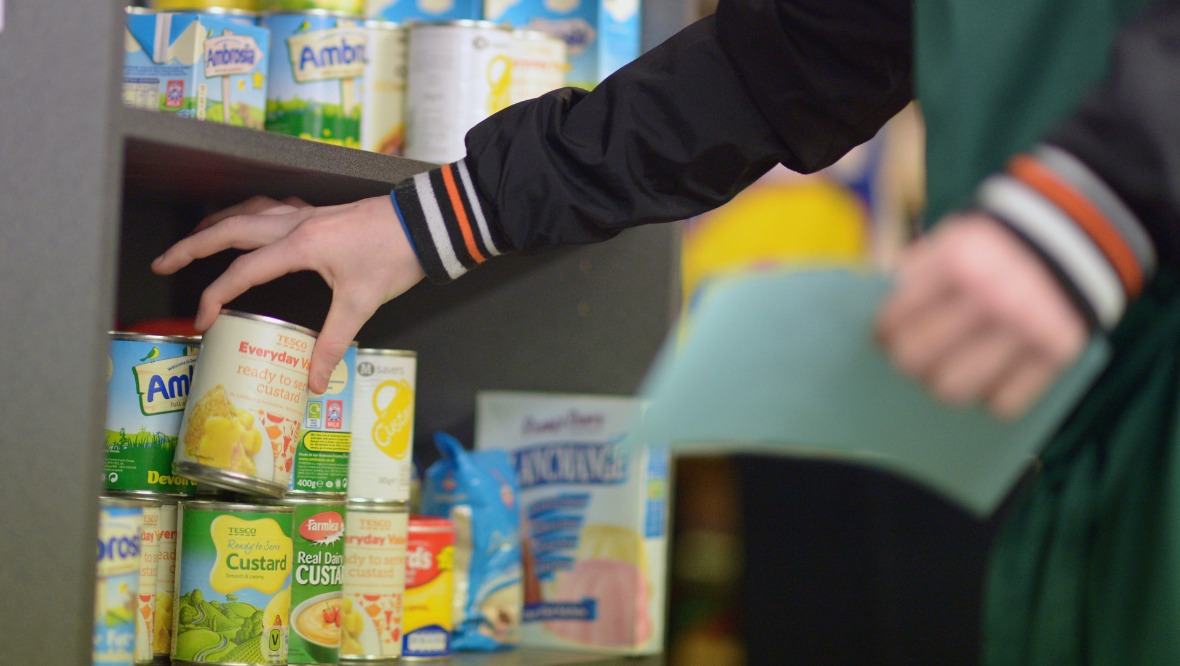 Citizens Advice Scotland said there has been an increase in foodbank referrals