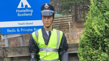 Road safety police officer mannequin ‘kidnapped’ from post