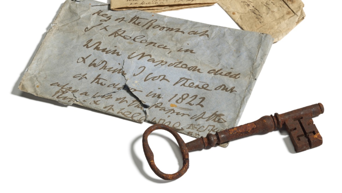 Key to room where Napoleon died sells for £81,900 at auction