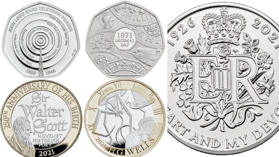 Coins: The collection will be available to buy online.