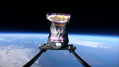 Haggis launched to the edge of space for Burns Night