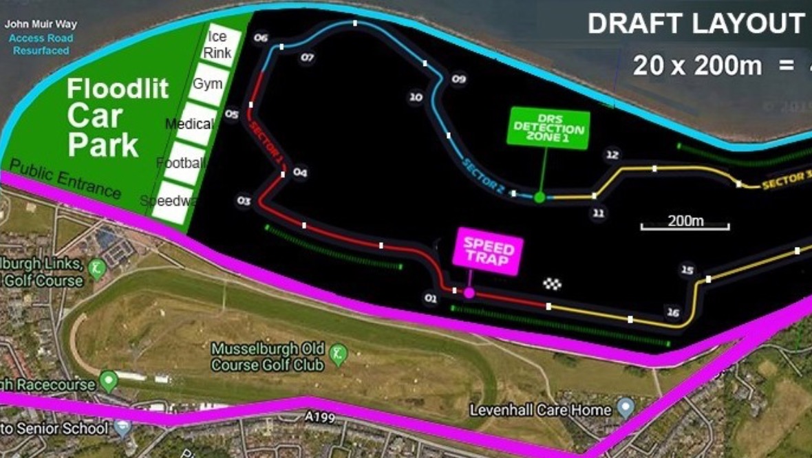 Start your engines: The track is based on the Albert Park Circuit in Melbourne.