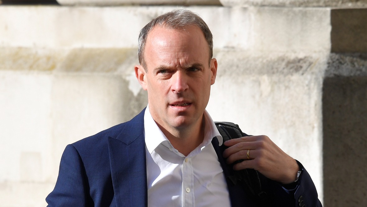 Leaked survey shows Dominic Raab staff reported bullying or harassment at work