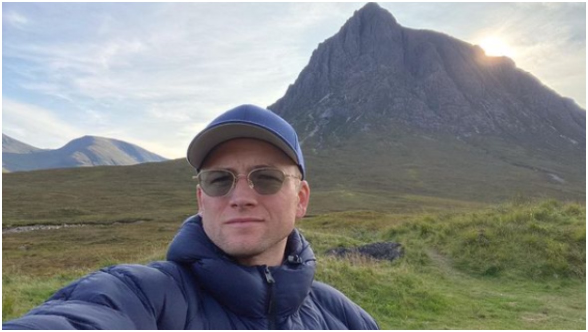 Rocketman star Taron Egerton is in Scotland filming Tetris: The Movie.