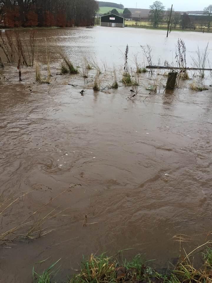 Flooding: The Den in Turriff. (Ruth Haughs)