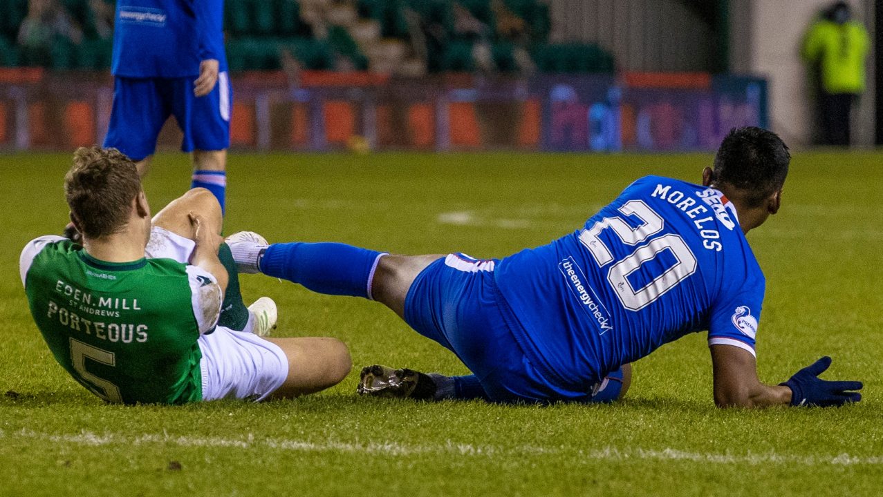 Rangers match-winner Morelos ‘shouldn’t have been on the pitch’