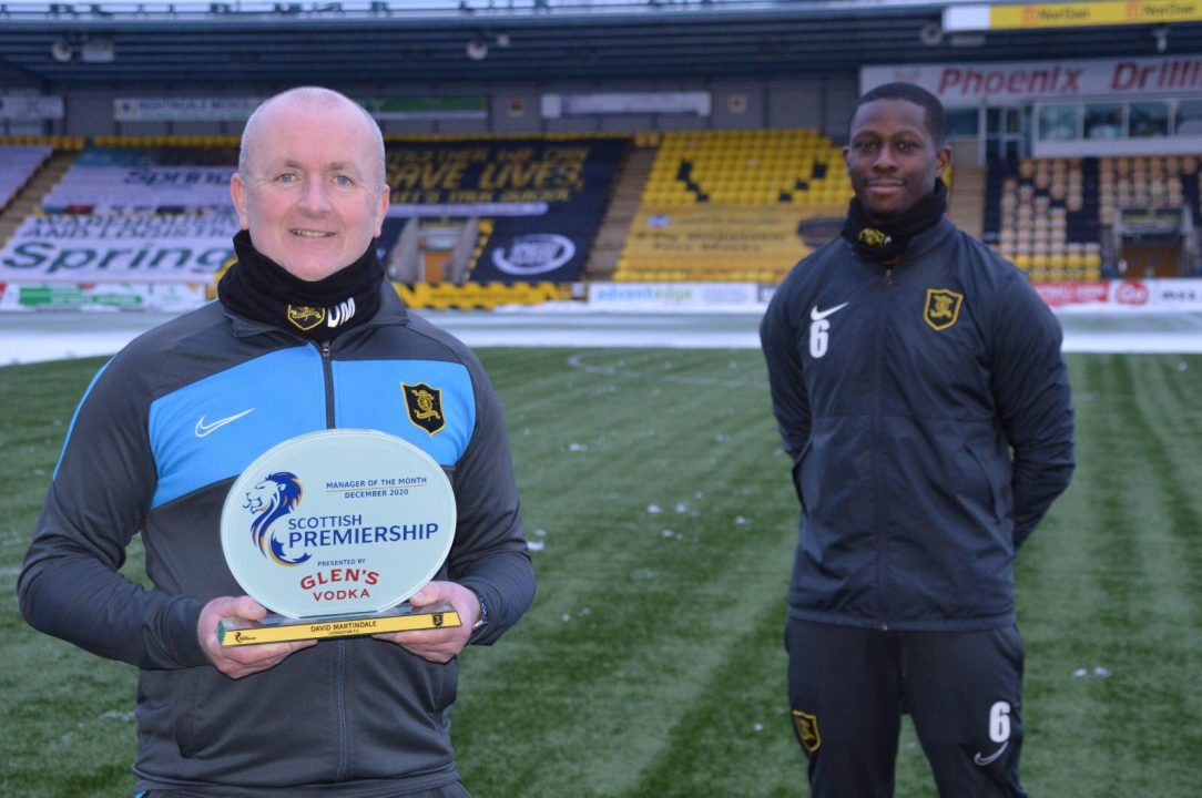 Livingston’s Martindale named Premiership manager of the month