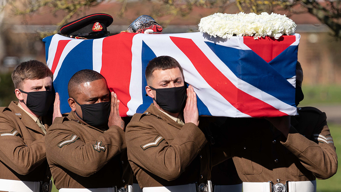 Captain Sir Tom Moore’s family lead tributes at funeral