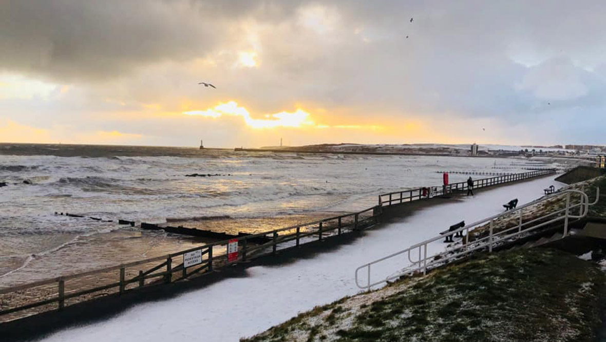 Aberdeen beach.