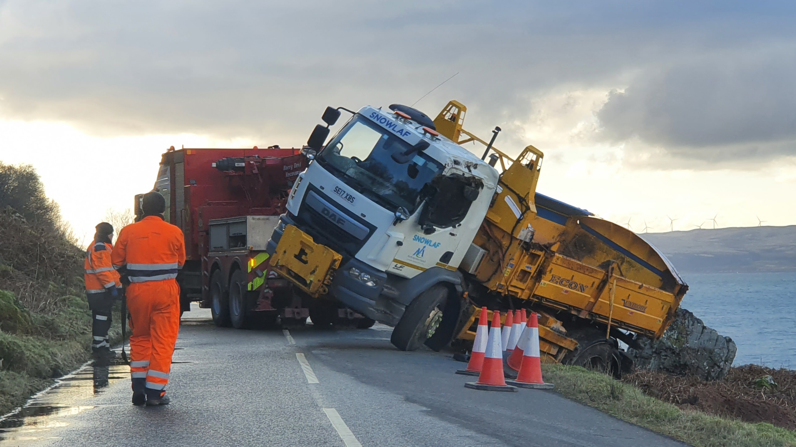 A recovery operation was launched to retrieve Snowlaf. Credit: Alex Penn.