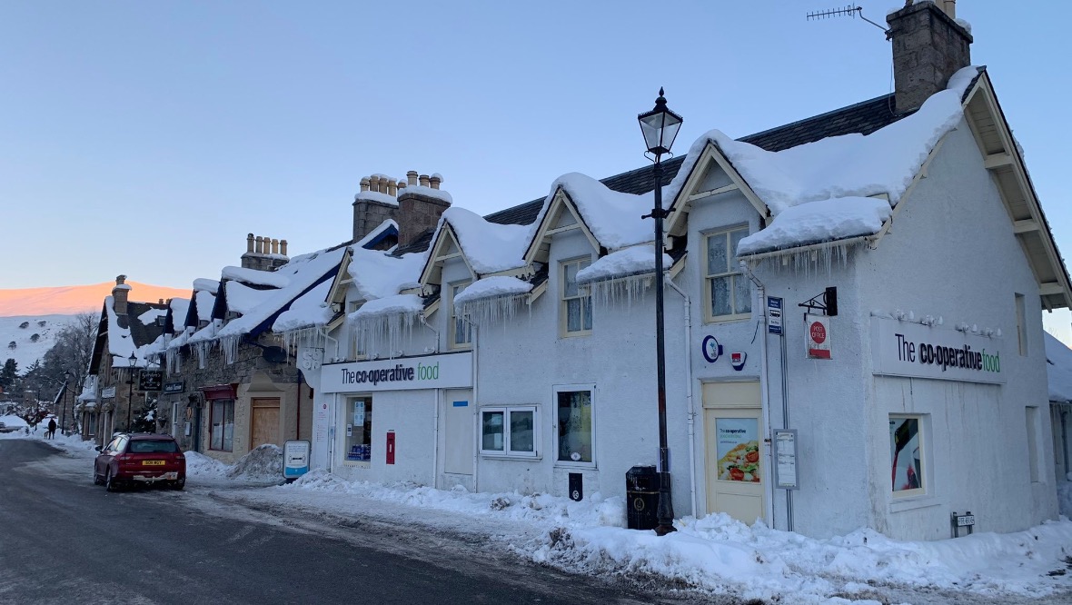 Braemar: The village in Aberdeenshire recorded -23C overnight.