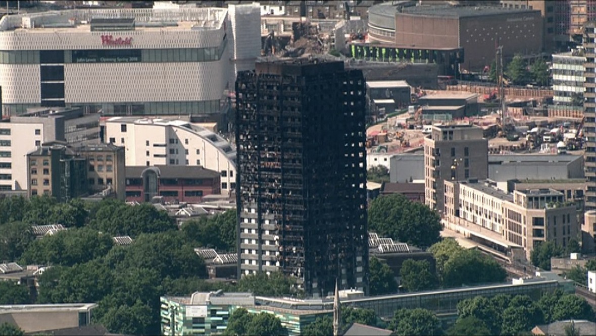72 people died when a blaze tore through Grenfell Tower in London in 2017.