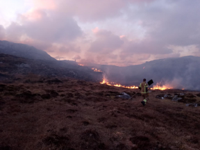 Wildfires rage across ‘bone dry’ areas of Scotland