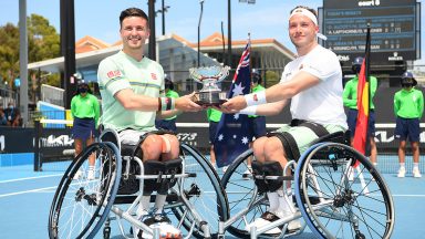 Gordon Reid and Alfie Hewett win wheelchair doubles title