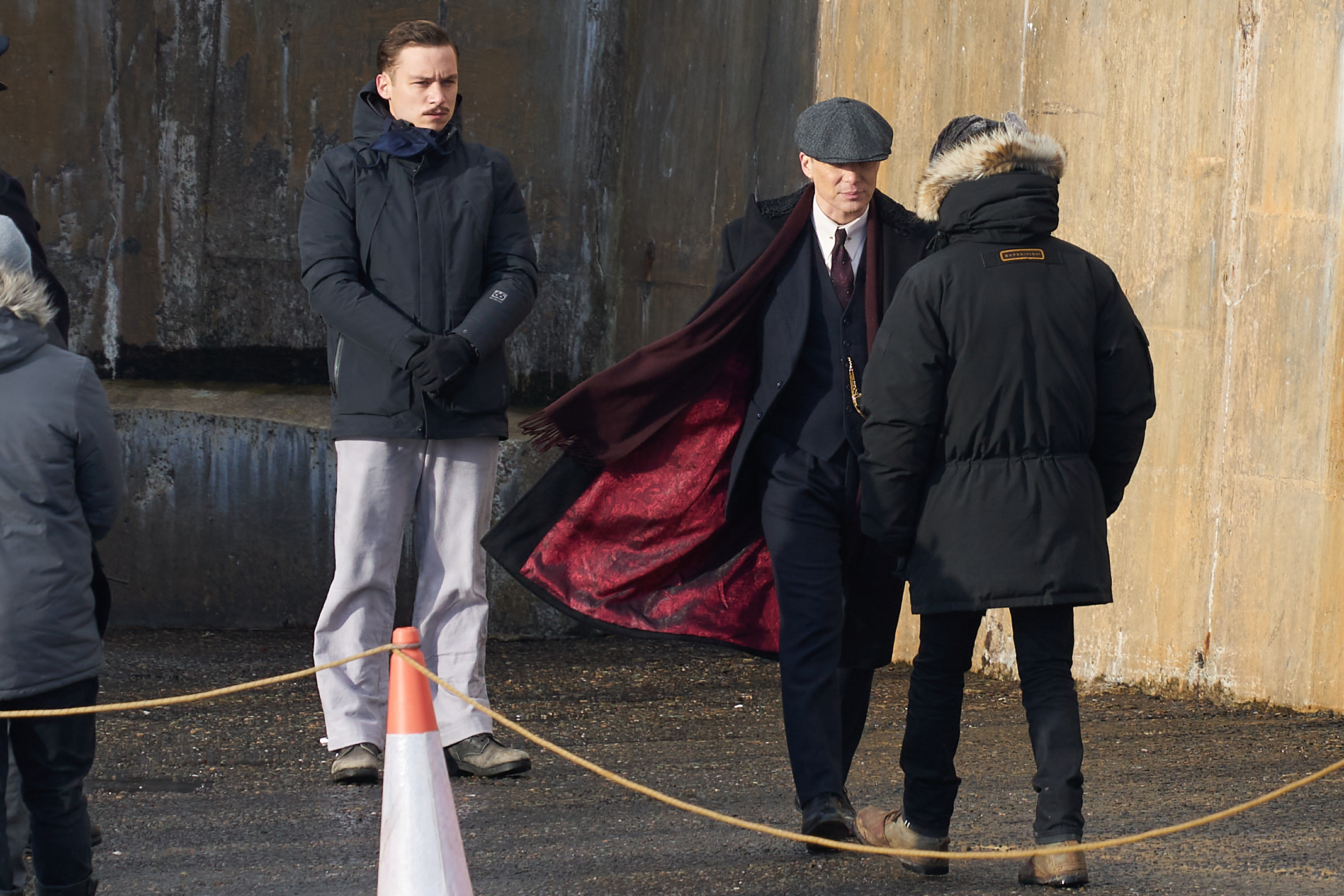 Filming a scene from season six of Peaky Blinders. JASPERIMAGE