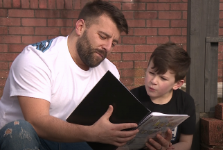 Young boy writes a book to raise funds for a local hospital.