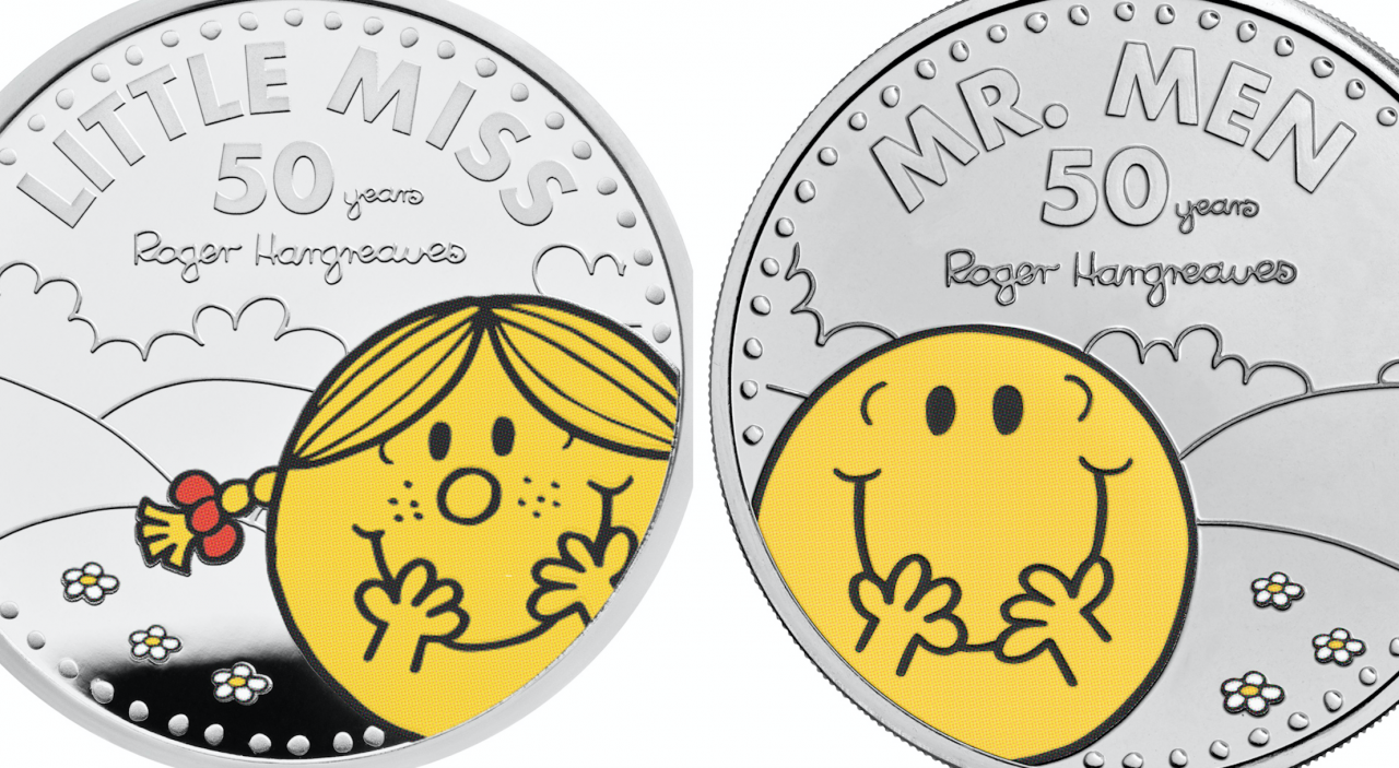 Mr Men and Little Miss characters feature on new coins