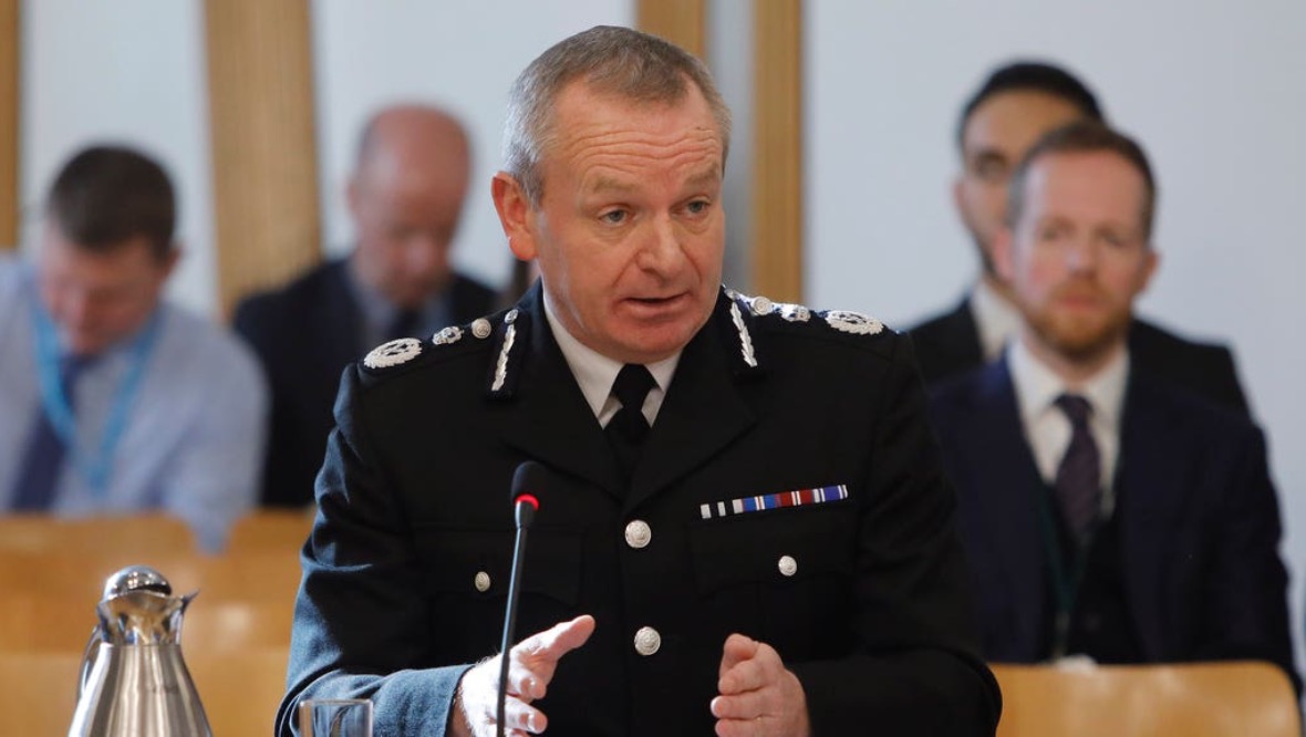 Police Scotland chief constable Iain Livingstone.