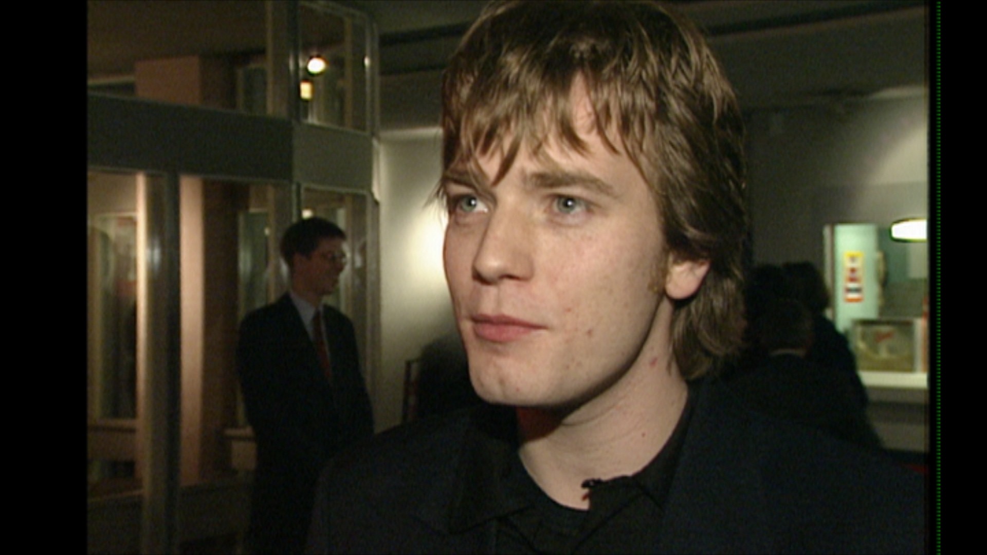 Ewan McGregor at the 1996 premiere of Trainspotting in Glasgow 
