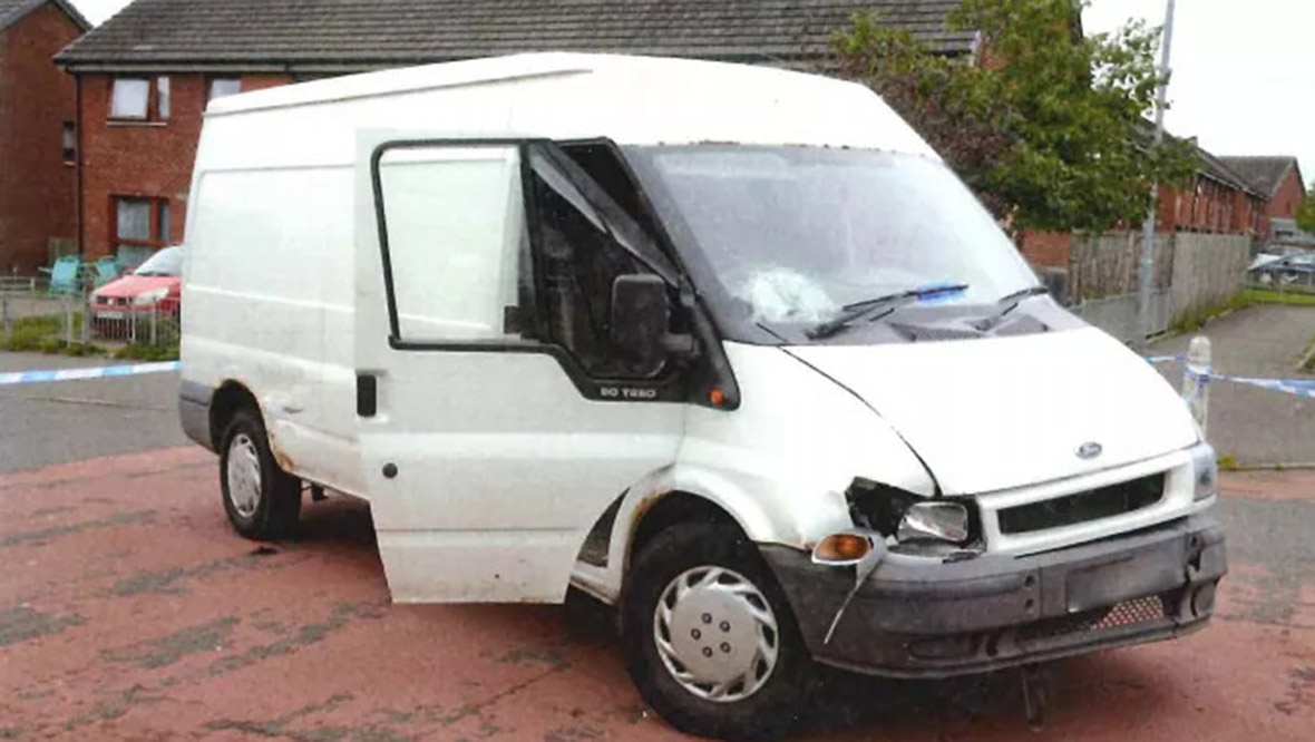 Van used to murder Liam Hendry