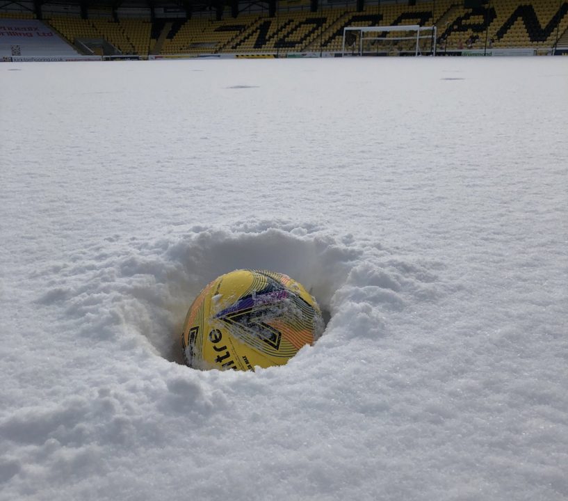Livingston’s clash with Hamilton called off due to heavy snow